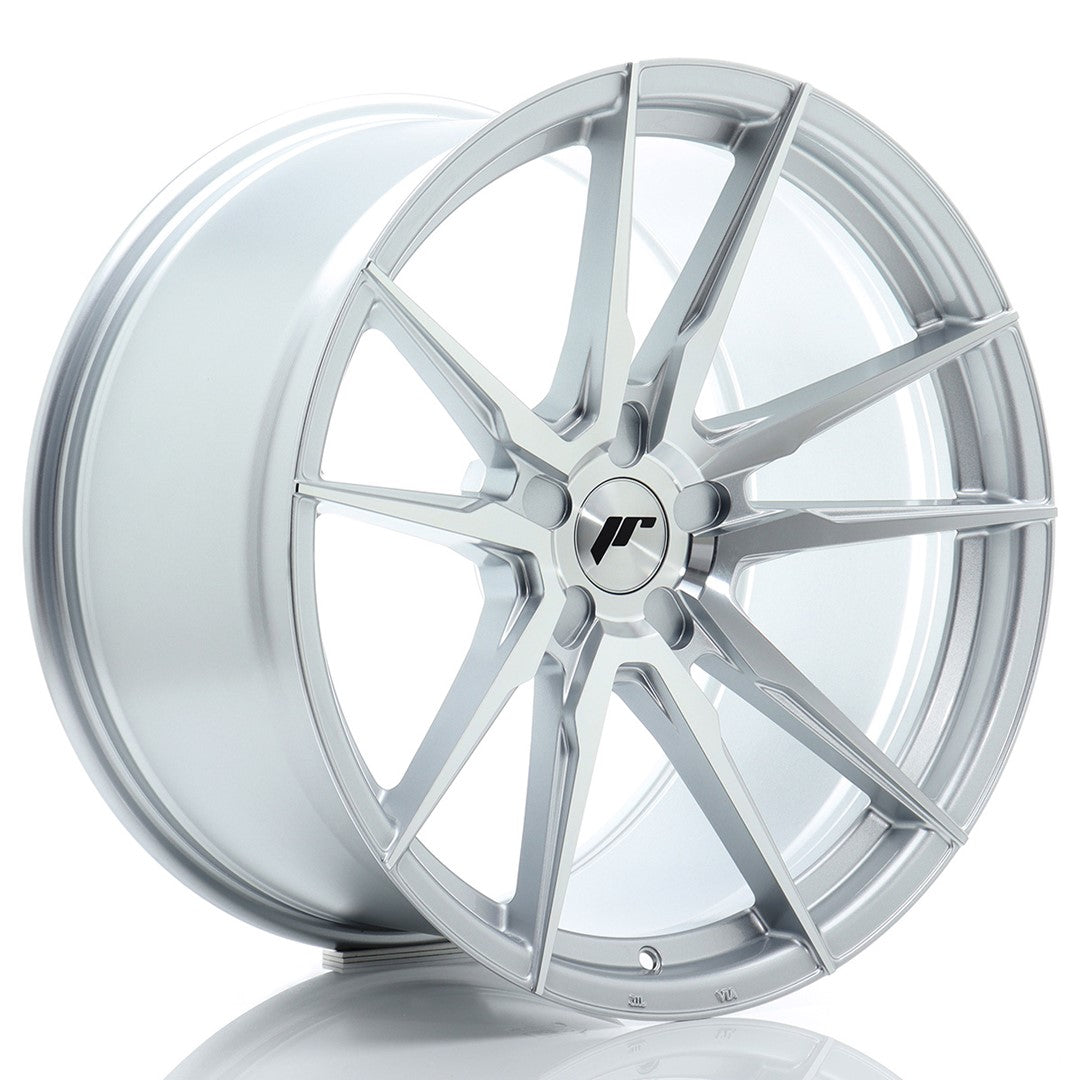 JR Wheels JR212011F35X1572SM1 JR Wheels JR21 20x11 ET15-45 5H BLANK Silver Machined Face