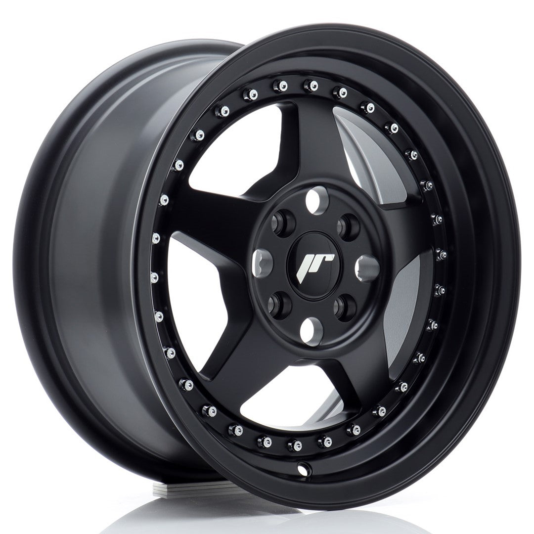 JR Wheels JR615704H3567BF1 - JR6 15x7 ET35 4x100 Matt Black