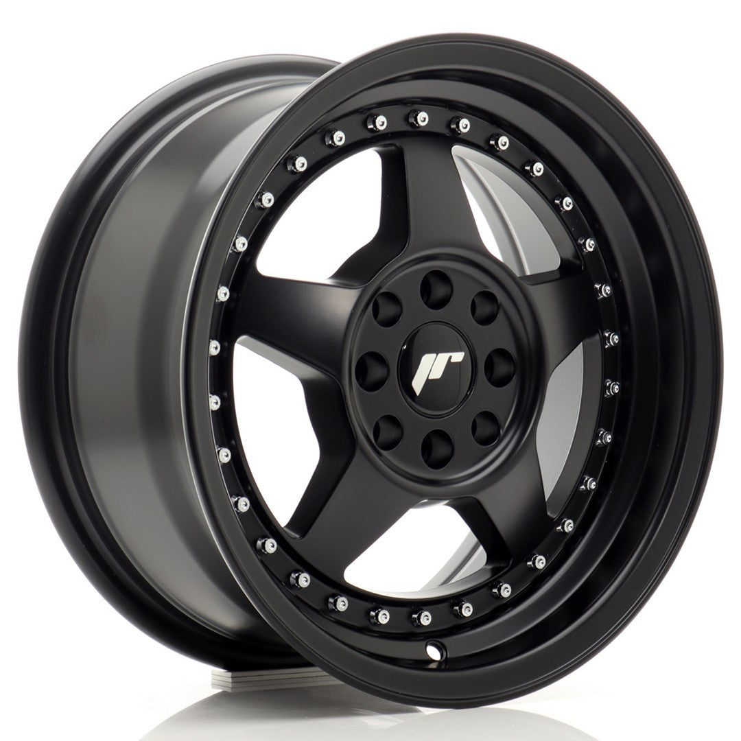 JR Wheels JR6157142567BF1 - JR6 15x7 ET25 4x100/108 Matt Black