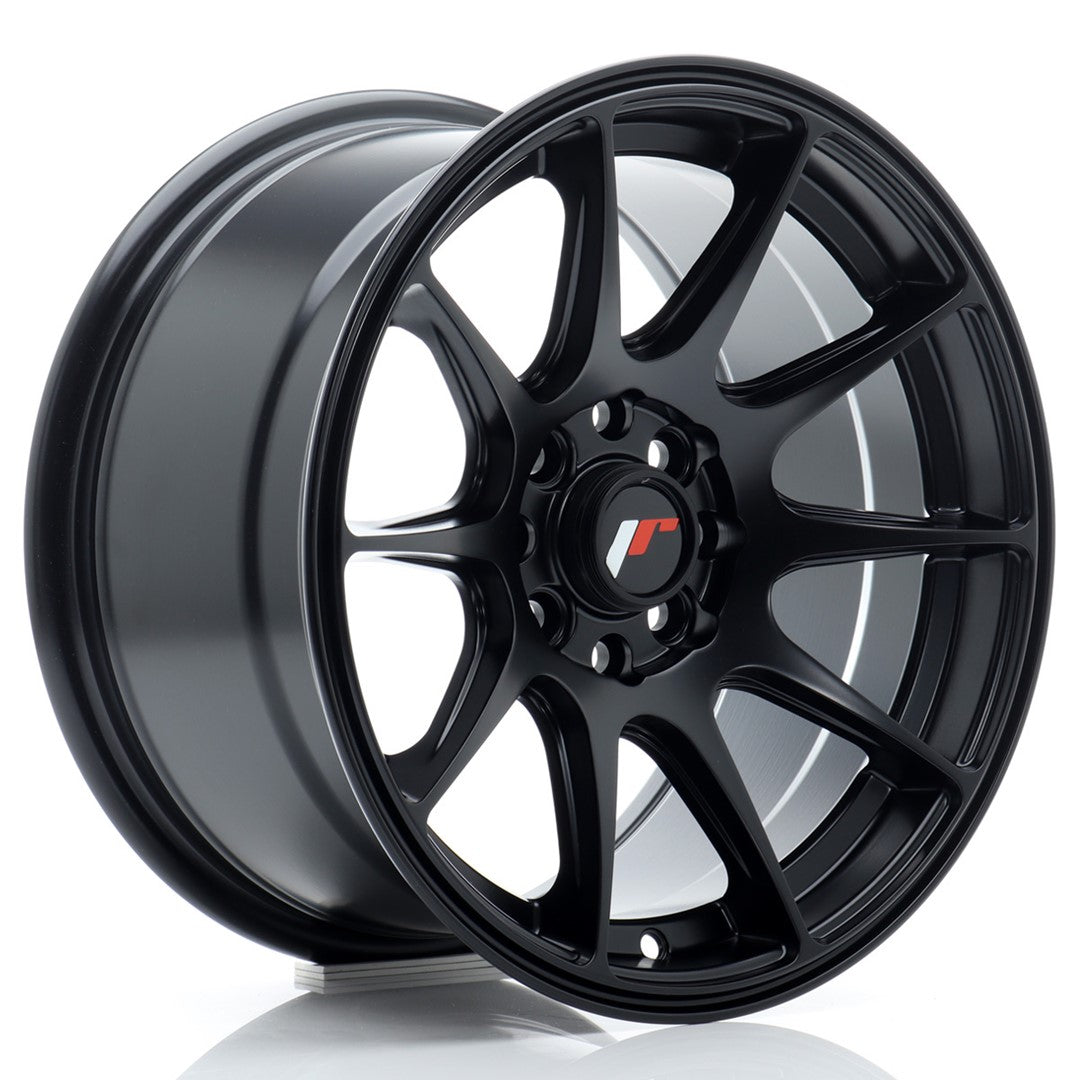 JR Wheels JR11158142567BF1 - JR11 15x8 ET25 4x100/108 Matt Black