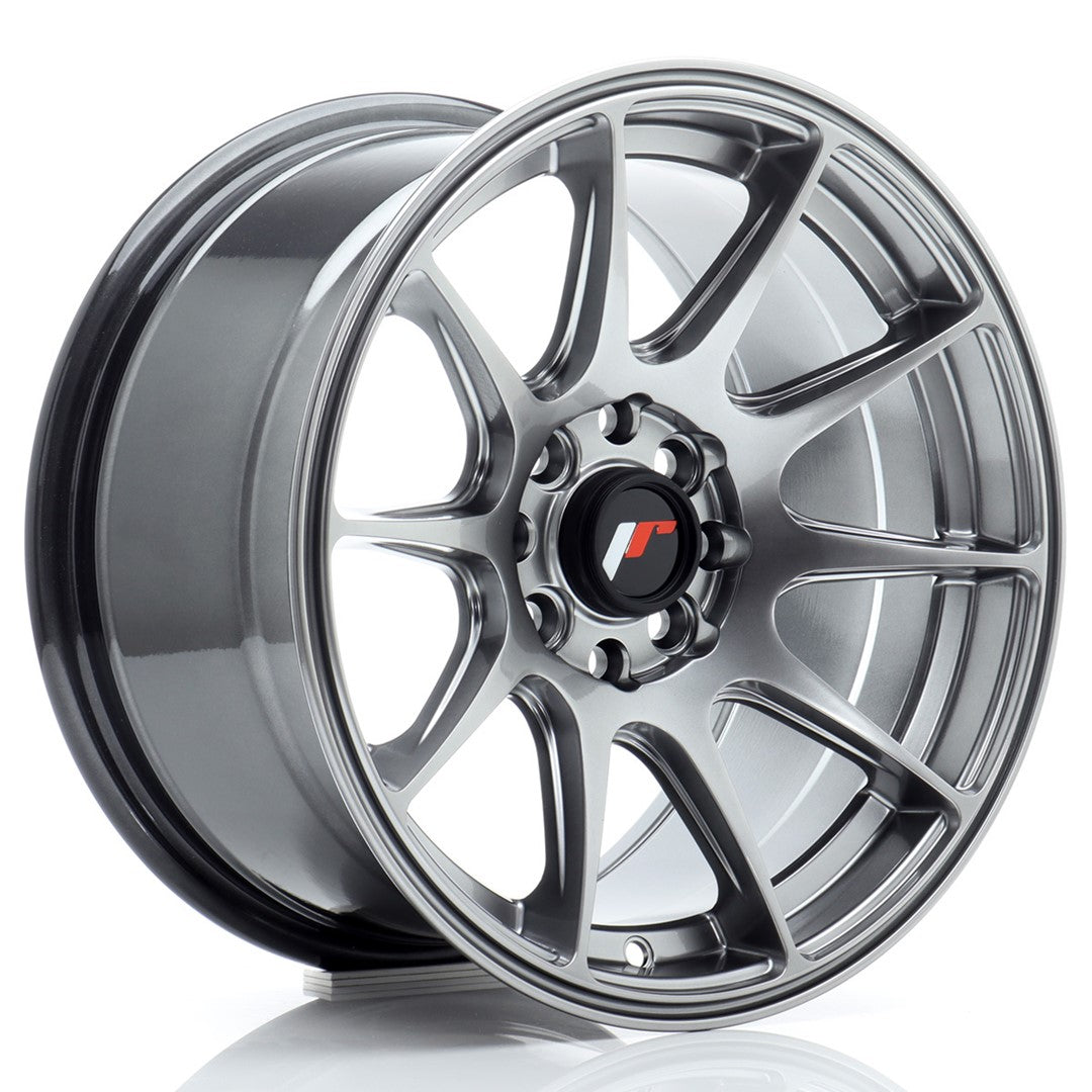 JR Wheels JR11158142567HB - JR11 15x8 ET25 4x100/108 Hyper Black