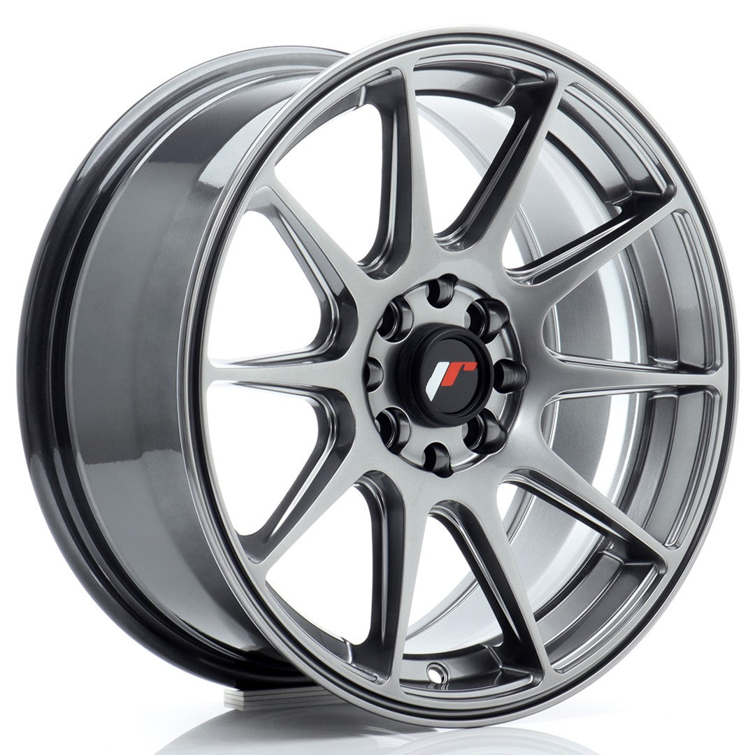 JR Wheels JR11167142567HB - JR11 16x7 ET25 4x100/108 Hyper Black