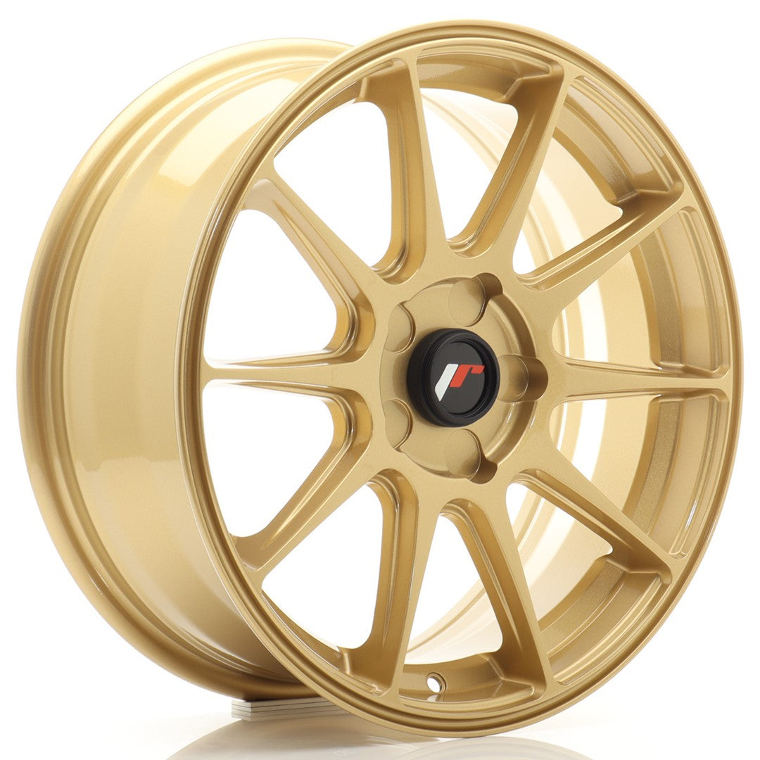 JR Wheels JR1117705X2067GD2 - JR11 17x7 ET20-38 5H BLANK Gold