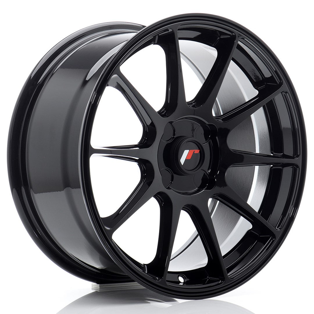 JR Wheels JR1117804X2067GB1 JR Wheels JR11 17x8 ET20-35 4H BLANK Gloss Black