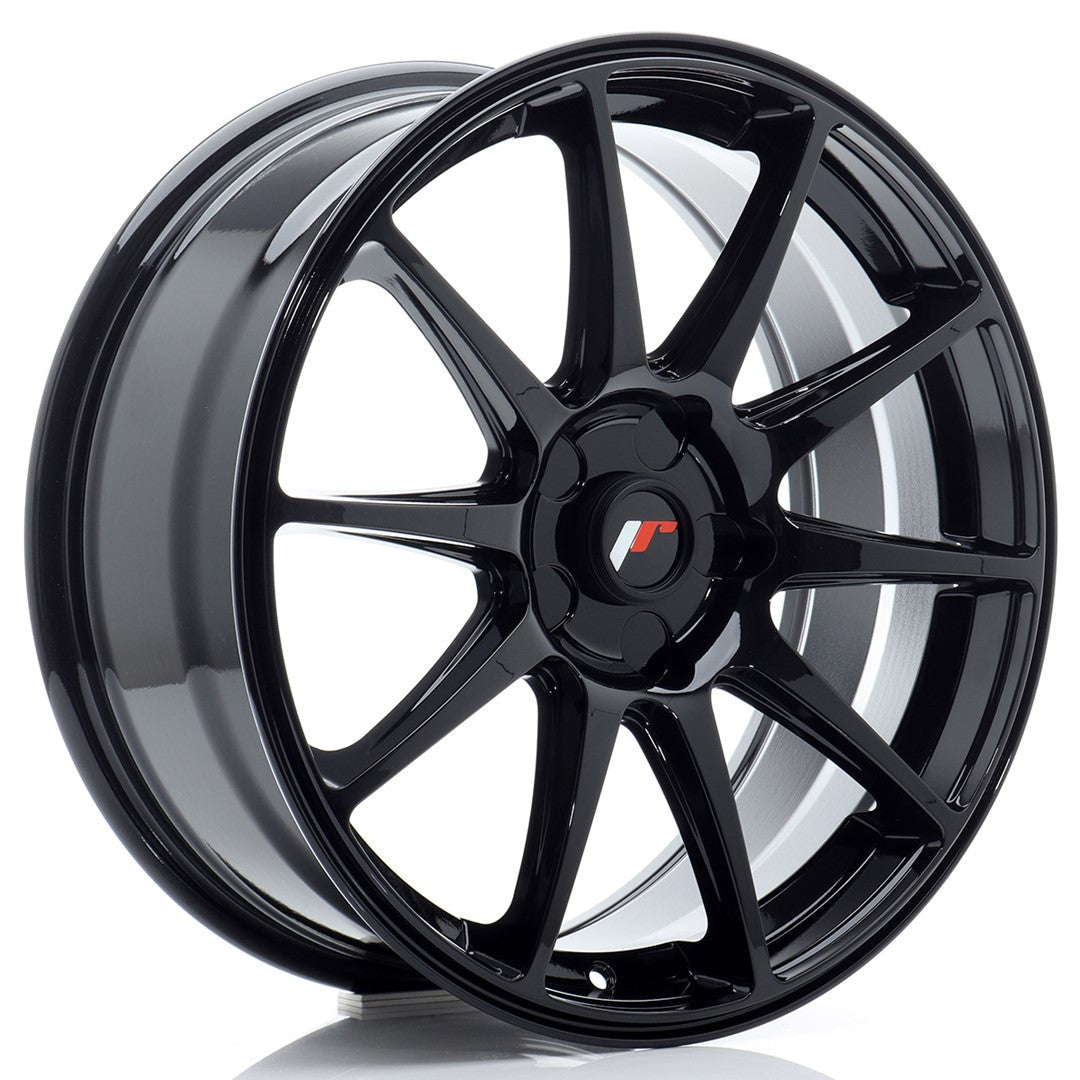 JR Wheels JR1118755X2072GB1 - JR11 18x7,5 ET20-40 5H BLANK Gloss Black
