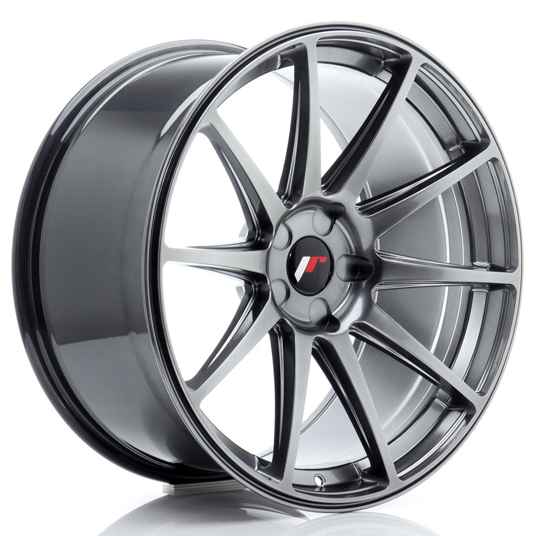 JR Wheels JR1120105X2072HB - JR11 20x10 ET20-40 5H BLANK Hyper Black