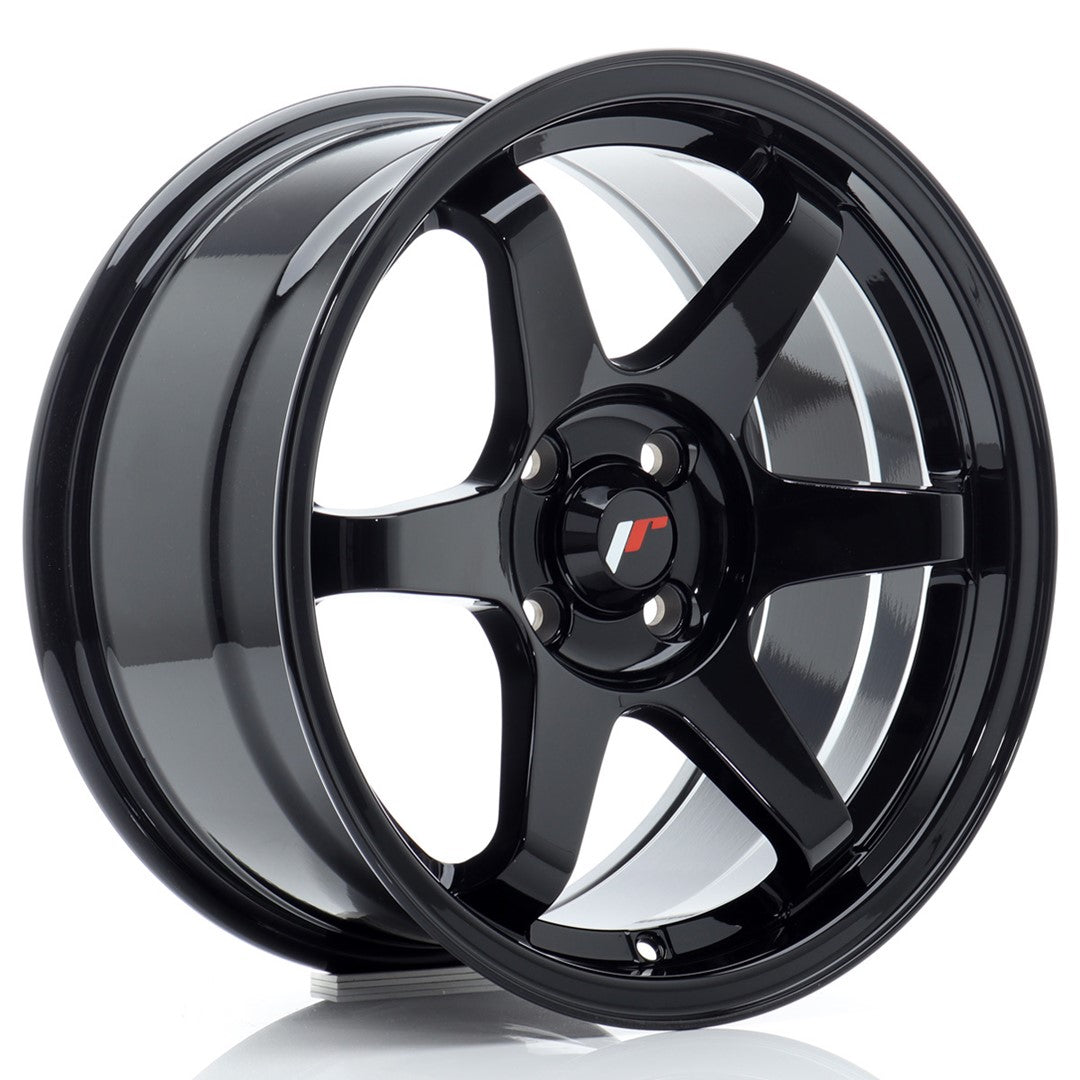 JR Wheels JR316804H2567GB - JR3 16x8 ET25 4x100 Gloss Black