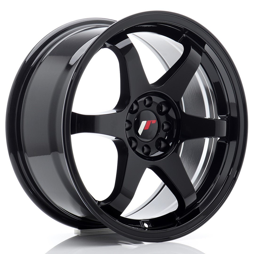 JR Wheels JR3178142567GB - JR3 17x8 ET25 4x100/108 Gloss Black