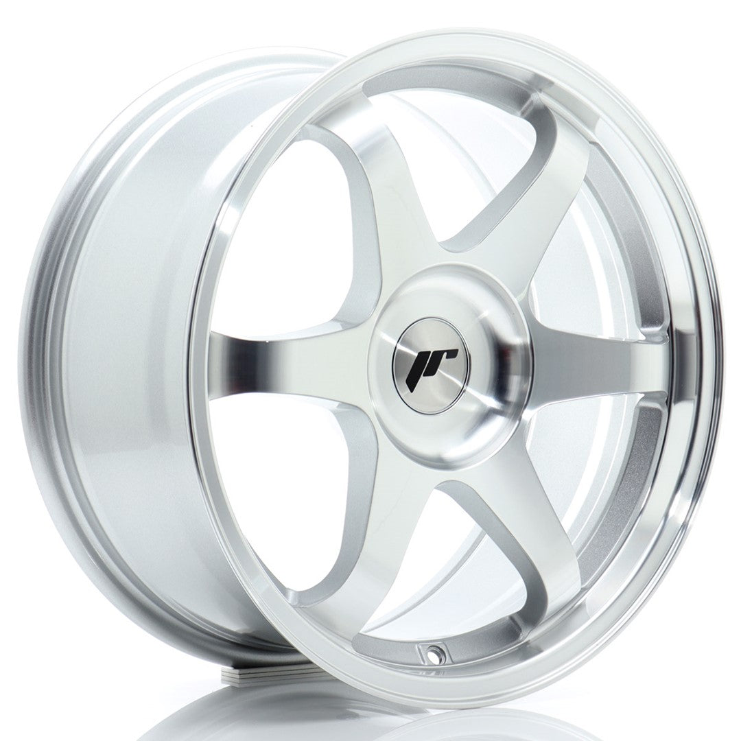 JR Wheels JR31780XX2072SM1 JR Wheels JR3 17x8 ET20-35 BLANK Silver Machined Face