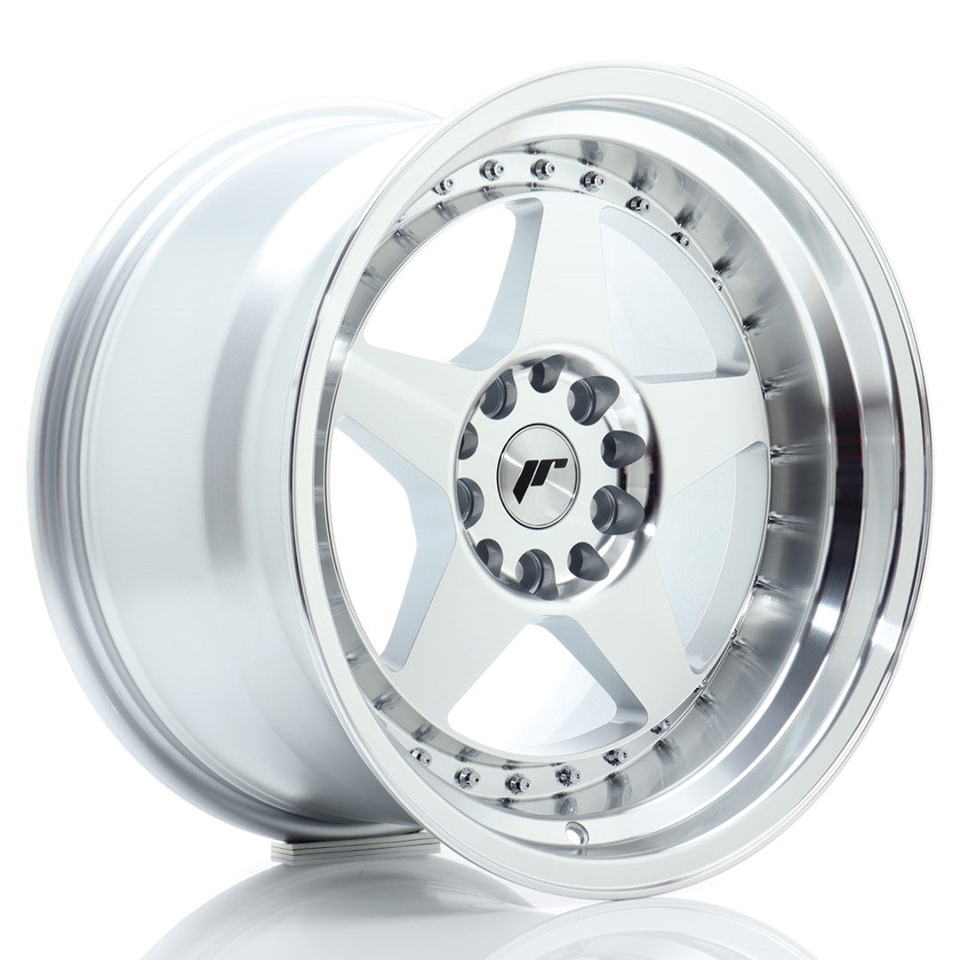 JR Wheels JR61710MG2072SM1 JR Wheels JR6 17x10 ET20 5x114/120 Silver Machined Face