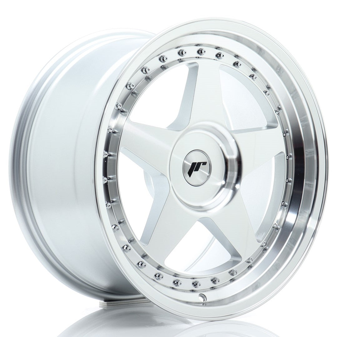 JR Wheels JR61890F2XX2072SM1 - JR6 18x9 ET20-35 BLANK Silver Machined Face