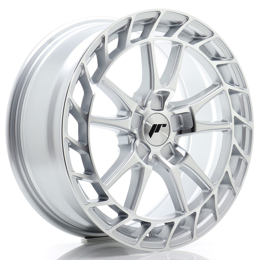 JR Wheels JR451880F15X2572SM - JR45 18x8 ET25-45 5H BLANK Silver Machined Face