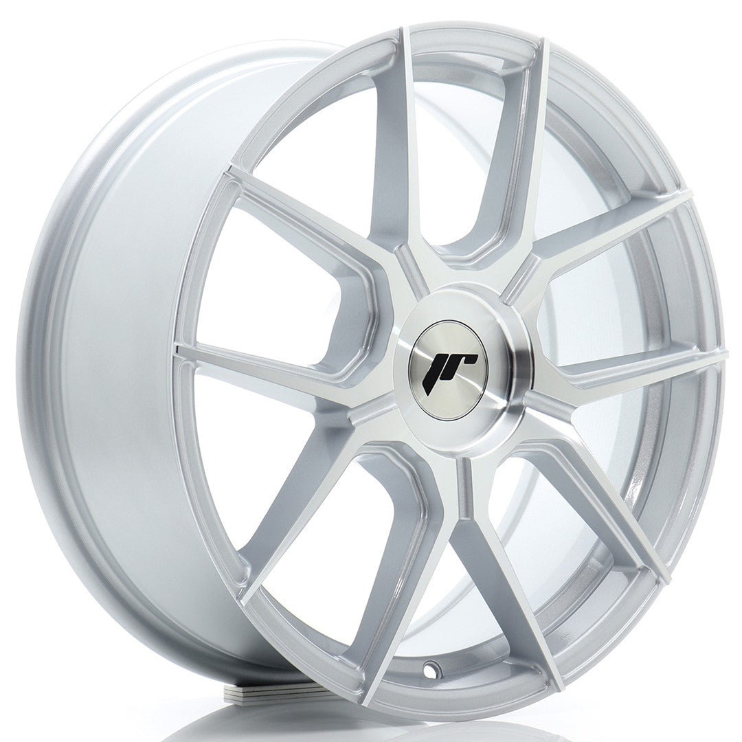 JR Wheels JR301770F1XX2072SM1 - JR30 17x7 ET20-40 BLANK Silver Machined Face