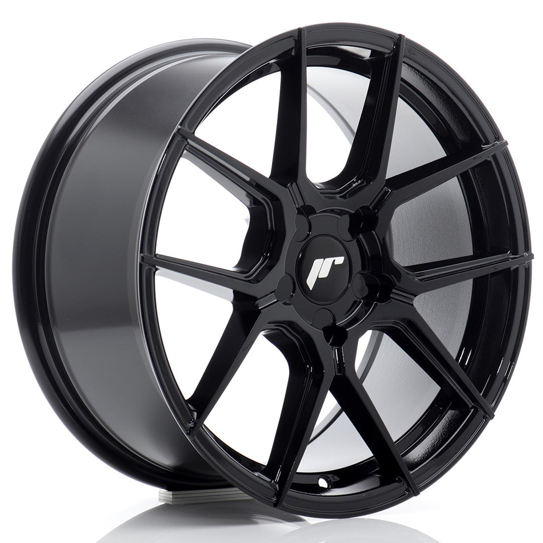 JR Wheels JR301780F25X2072GB1 - JR30 17x8 ET20-40 5H BLANK Gloss Black