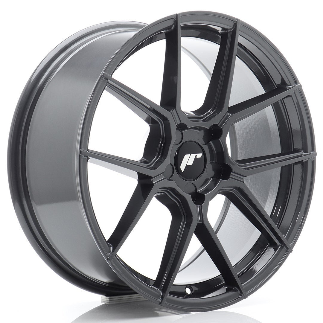 JR Wheels JR301880F15X2072HG1 - JR30 18x8 ET20-40 5H BLANK Hyper Gray