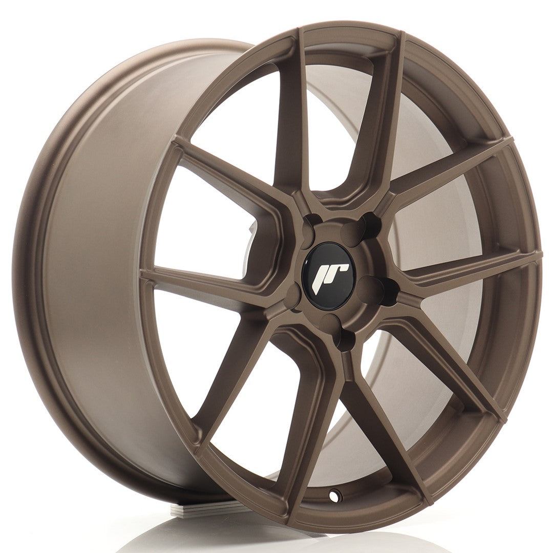 JR Wheels JR301880F15X2072MBZ1 - JR30 18x8 ET20-40 5H BLANK Matt Bronze