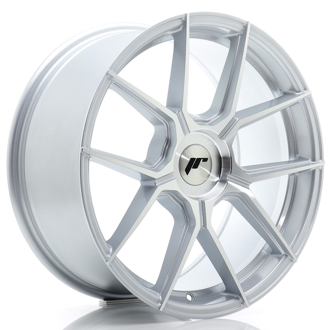 JR Wheels JR301880F1XX2072SM1 - JR30 18x8 ET20-40 BLANK Silver Machined Face
