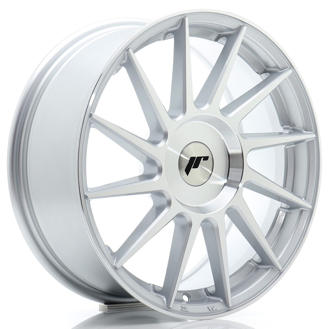 JR Wheels JR221770F1XX2072SM1 - JR22 17x7 ET20-40 BLANK Silver Machined Face