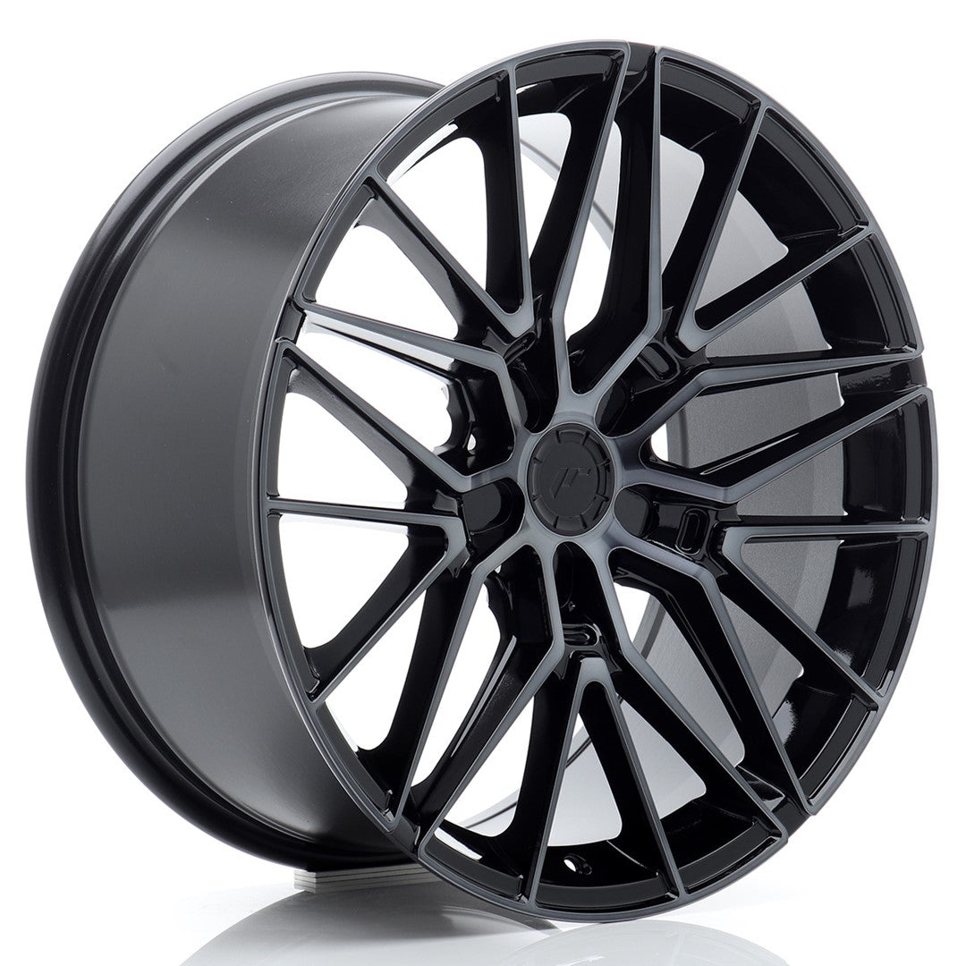 JR Wheels JR381990F25X2072BMTF - JR38 19x9 ET20-40 5H BLANK Black Machined w/ Tinted Face