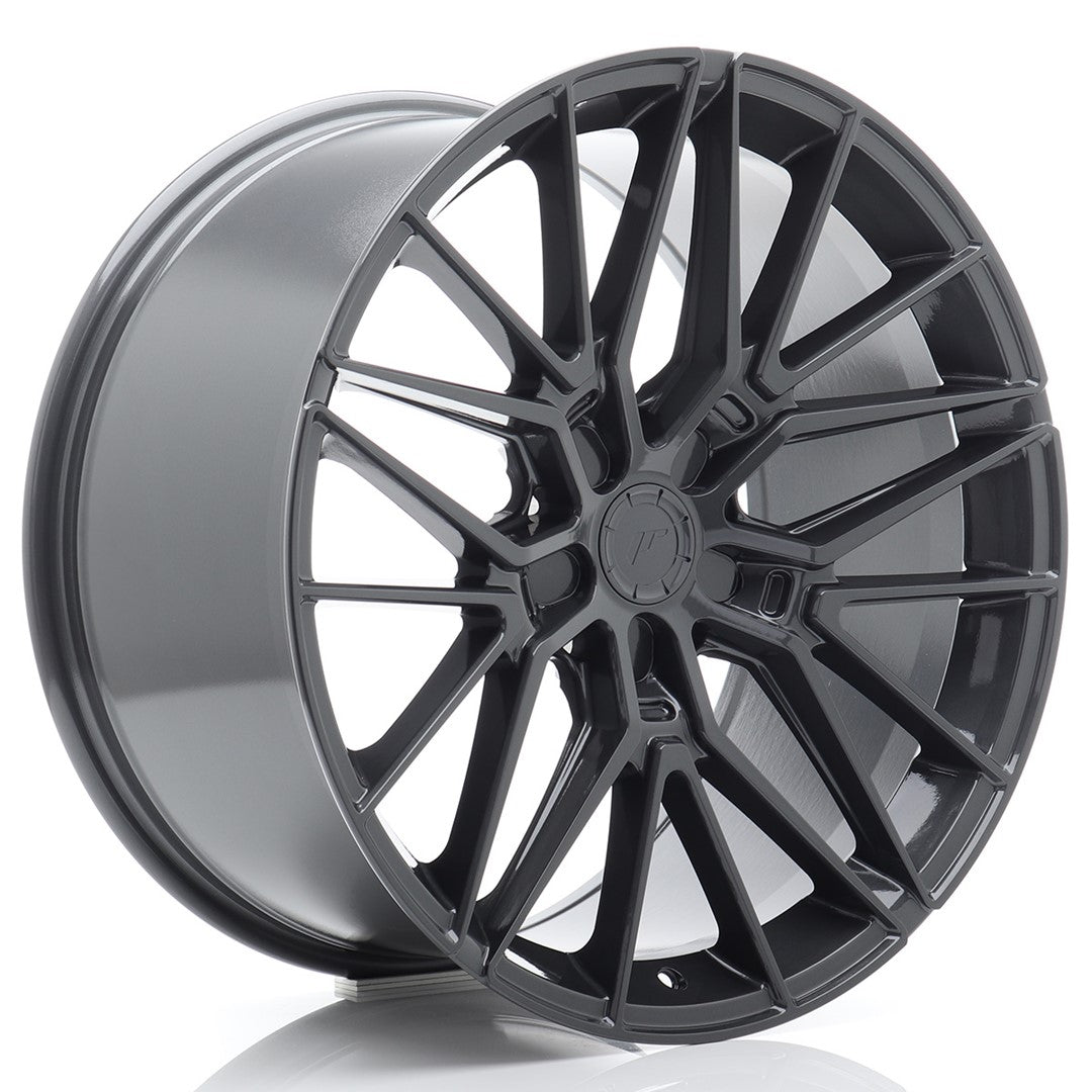 JR Wheels JR382010F25X2072HG1 JR Wheels JR38 20x10 ET20-48 5H BLANK Hyper Gray