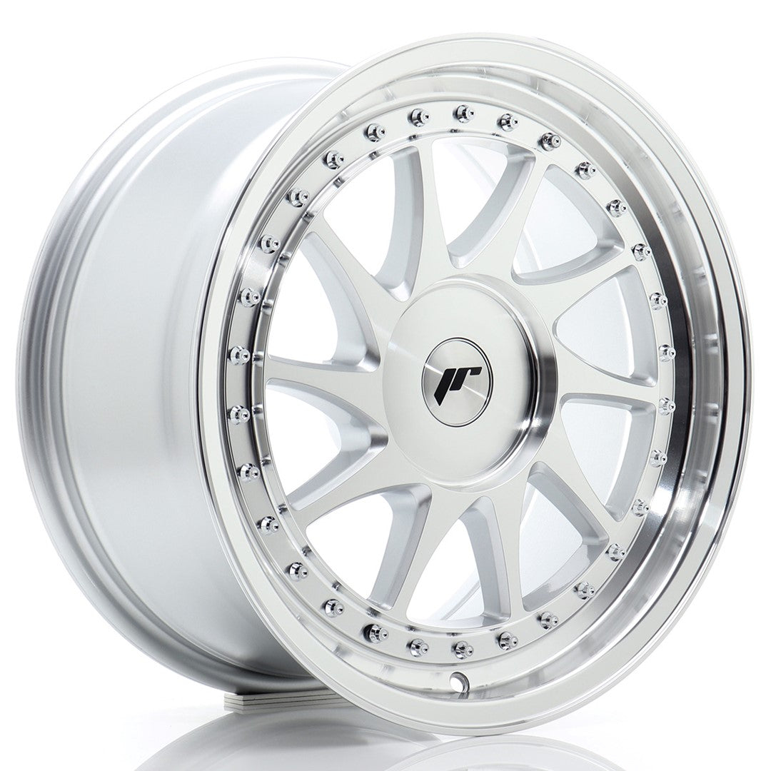 JR Wheels JR261780XX2072SM1 JR Wheels JR26 17x8 ET20-35 BLANK Silver Machined Face