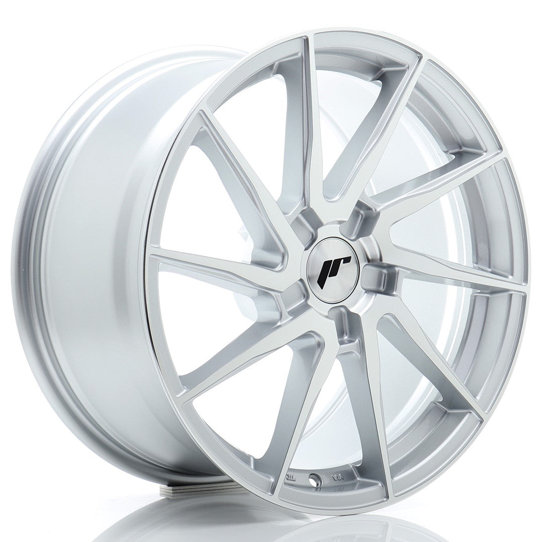 JR Wheels JR361890F15X2072SM - JR36 18x9 ET20-50 5H BLANK Silver Machined Face