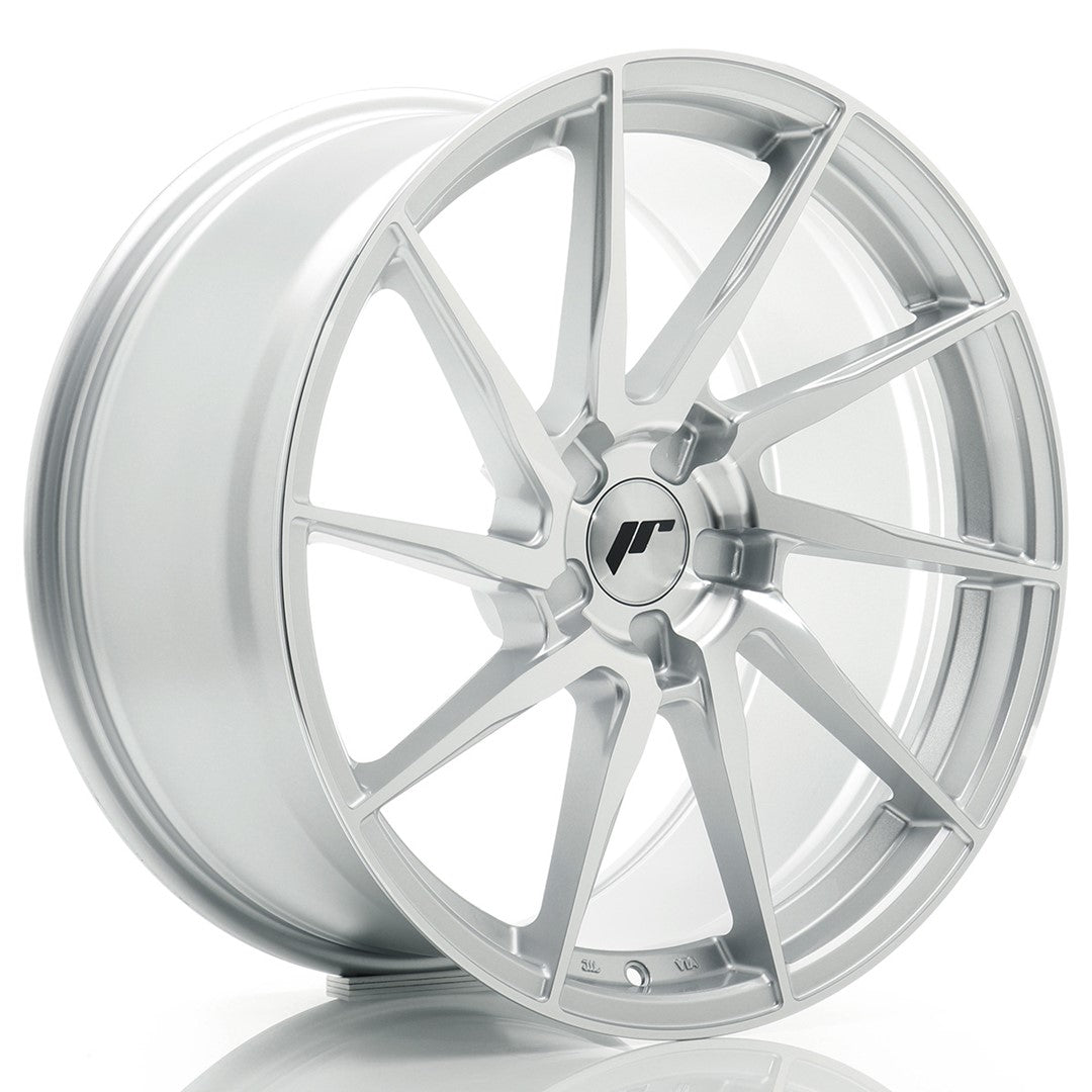 JR Wheels JR361990F25X2072SM - JR36 19x9 ET20-40 5H BLANK Silver Machined Face