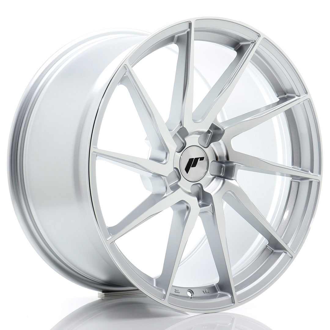JR Wheels JR362010F25X2072SM - JR36 20x10 ET20-45 5H BLANK Silver Machined Face