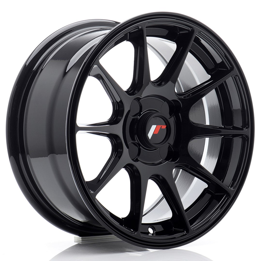 JR Wheels JR1115704X3067GB1 - JR11 15x7 ET30 4H BLANK Gloss Black