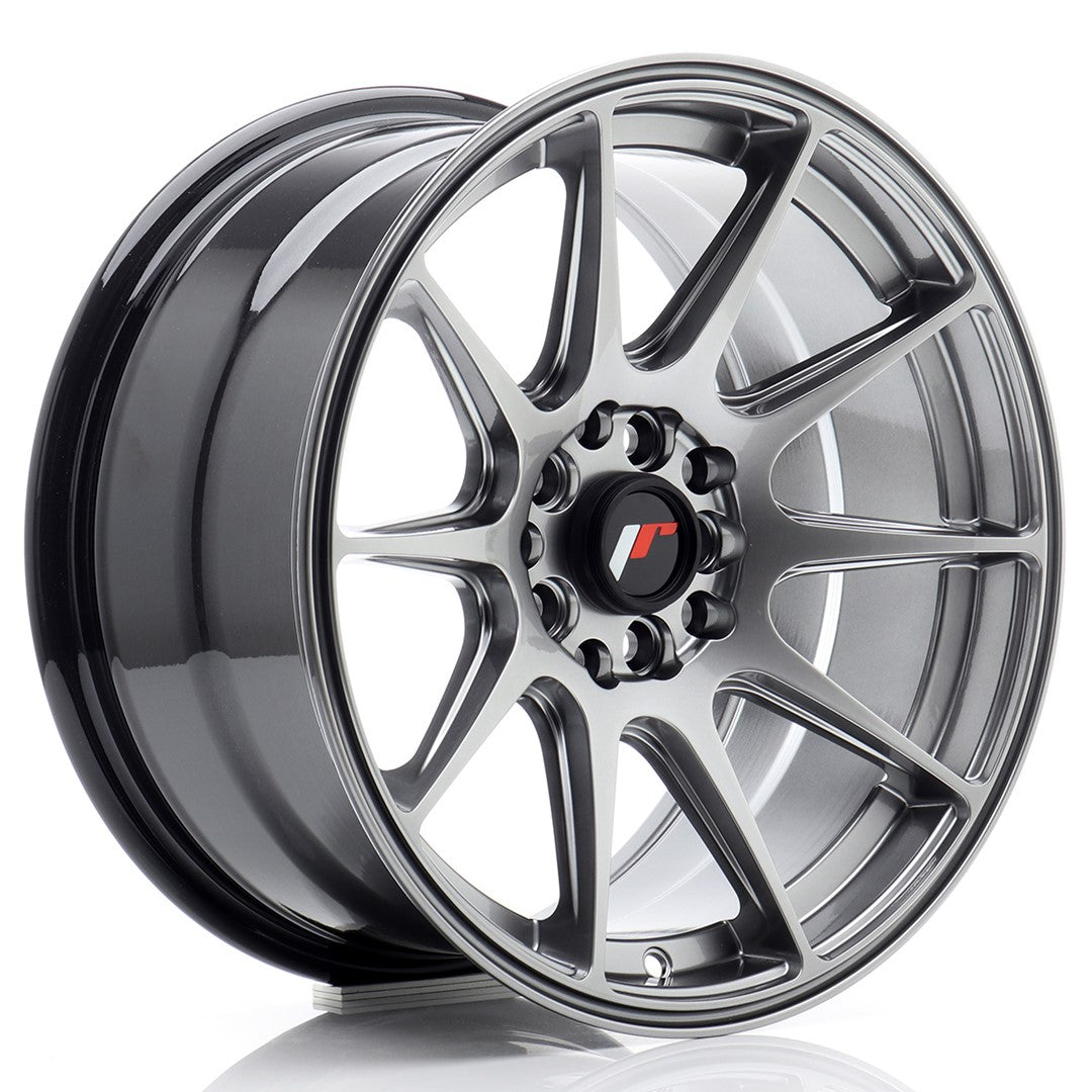 JR Wheels JR11168142567HB - JR11 16x8 ET25 4x100/108 Hyper Black
