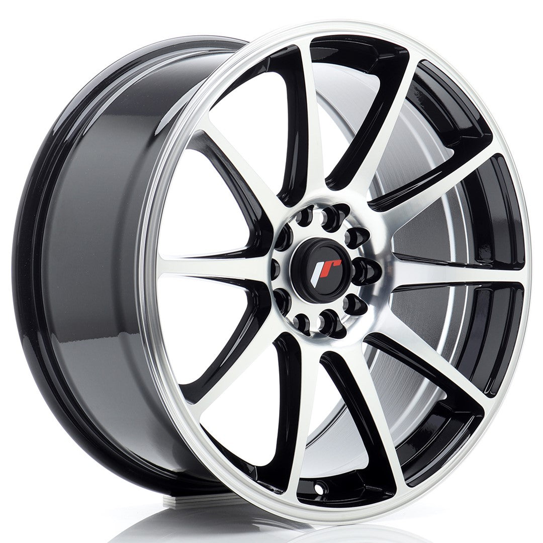 JR Wheels JR111885MX3572GBM2 - JR11 18x8,5 ET35 5x100/108 Black Machined Face