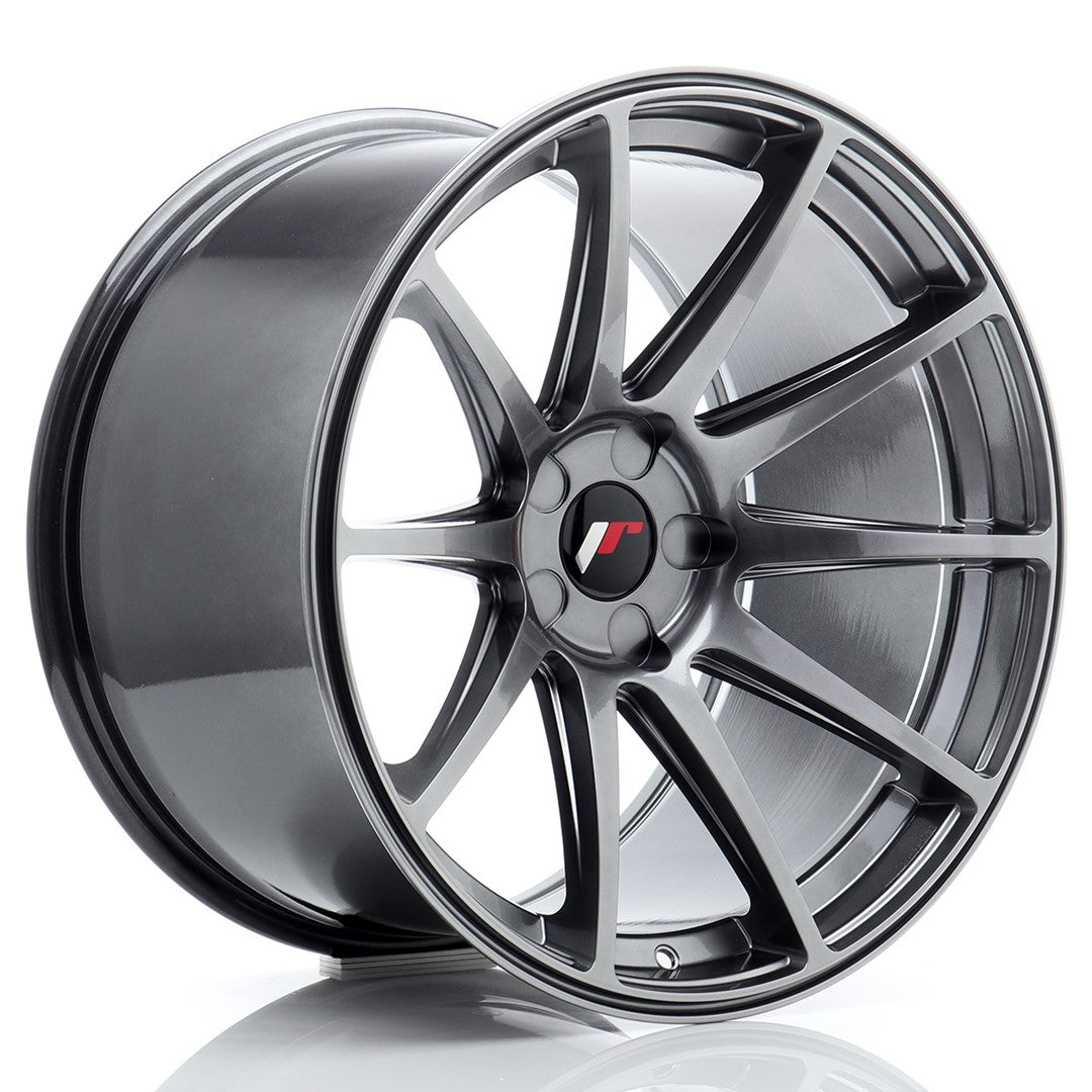 JR Wheels JR1119115X1572HB - JR11 19x11 ET15-25 5H BLANK Hyper Black