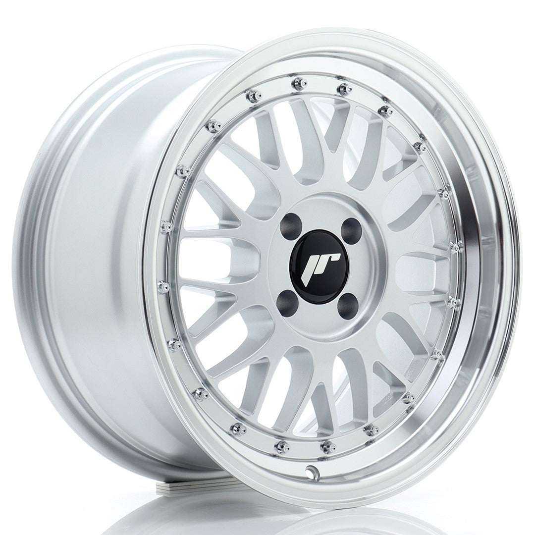 JR Wheels JR2316804H3567HS2 - JR23 16x8 ET35 4x100 Hyper Silver w/ Machined Lip
