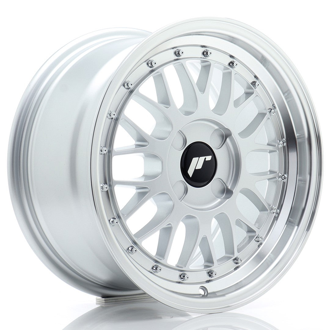 JR Wheels JR2316804X2067HS2 - JR23 16x8 ET20-45 4H BLANK Hyper Silver w/ Machined Lip
