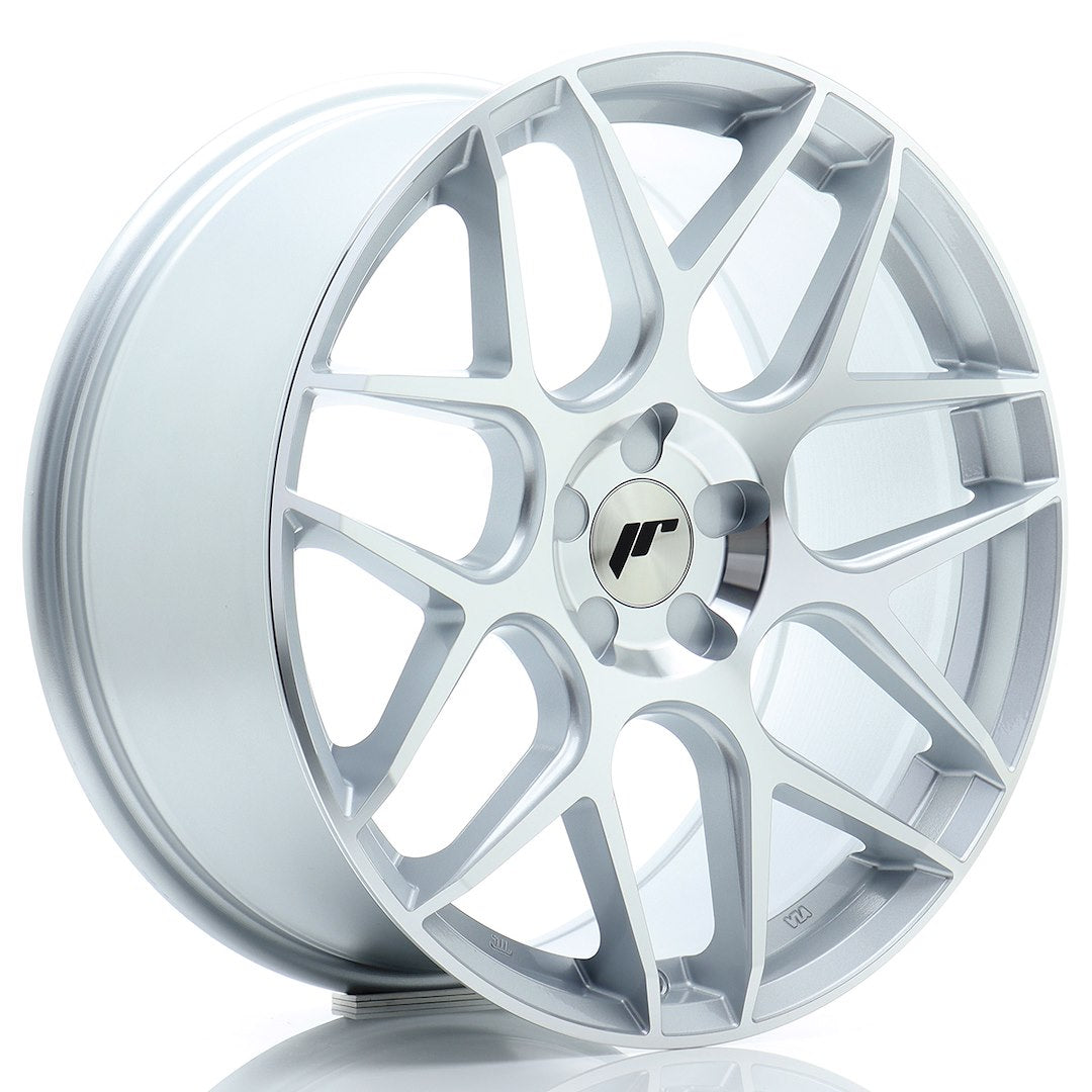 JR Wheels JR181985F15X2072SM1 - JR18 19x8,5 ET20-45 5H BLANK Silver Machined Face