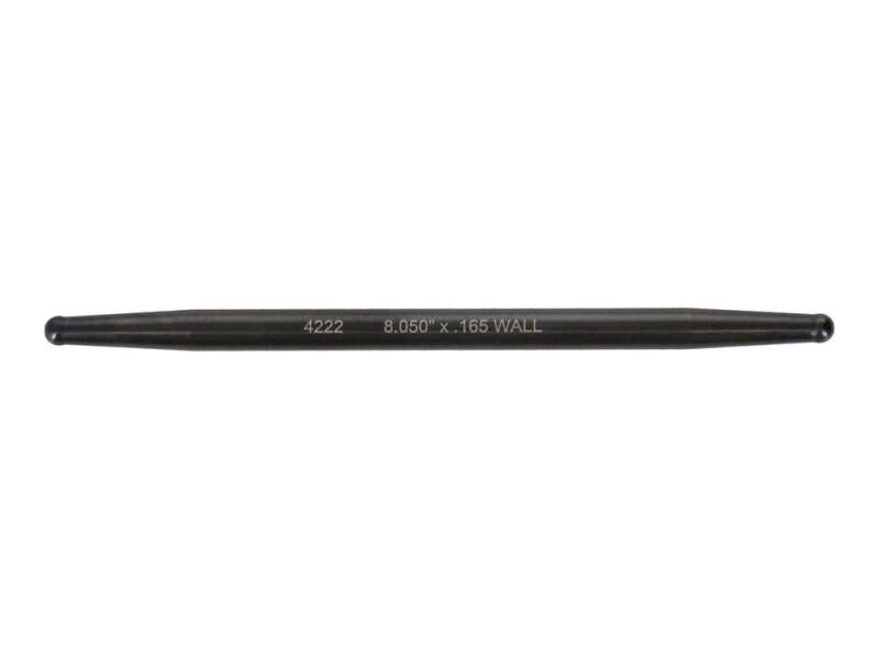 Manley Performance Manley Push Rod - 7/16 Dia. - 8.250 Length - 0.165 Wall - 4130 Chrome Moly - Swedged End - Set of 8