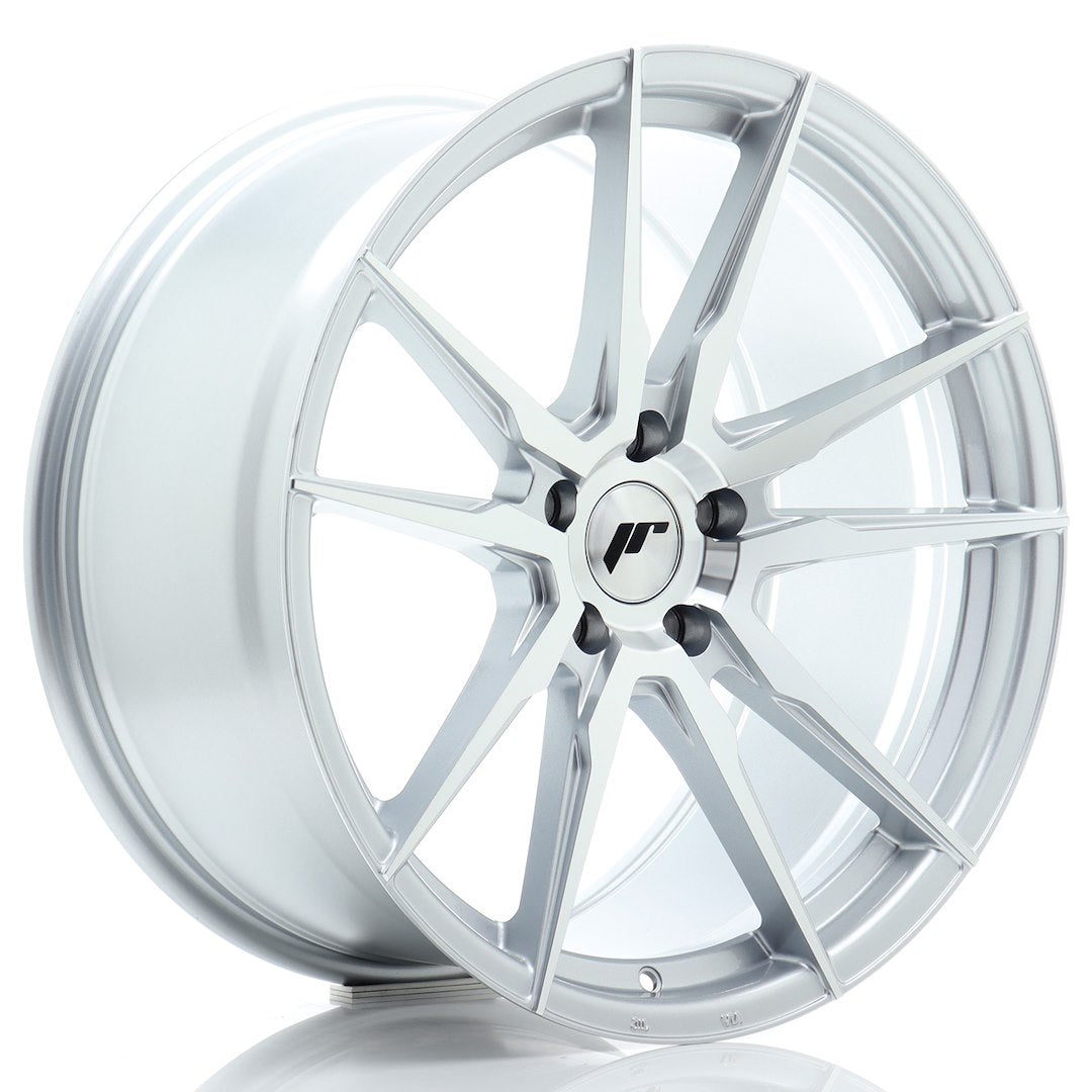 JR Wheels JR212010F25I4072SM1 - JR21 20x10 ET40 5x120 Silver Machined Face