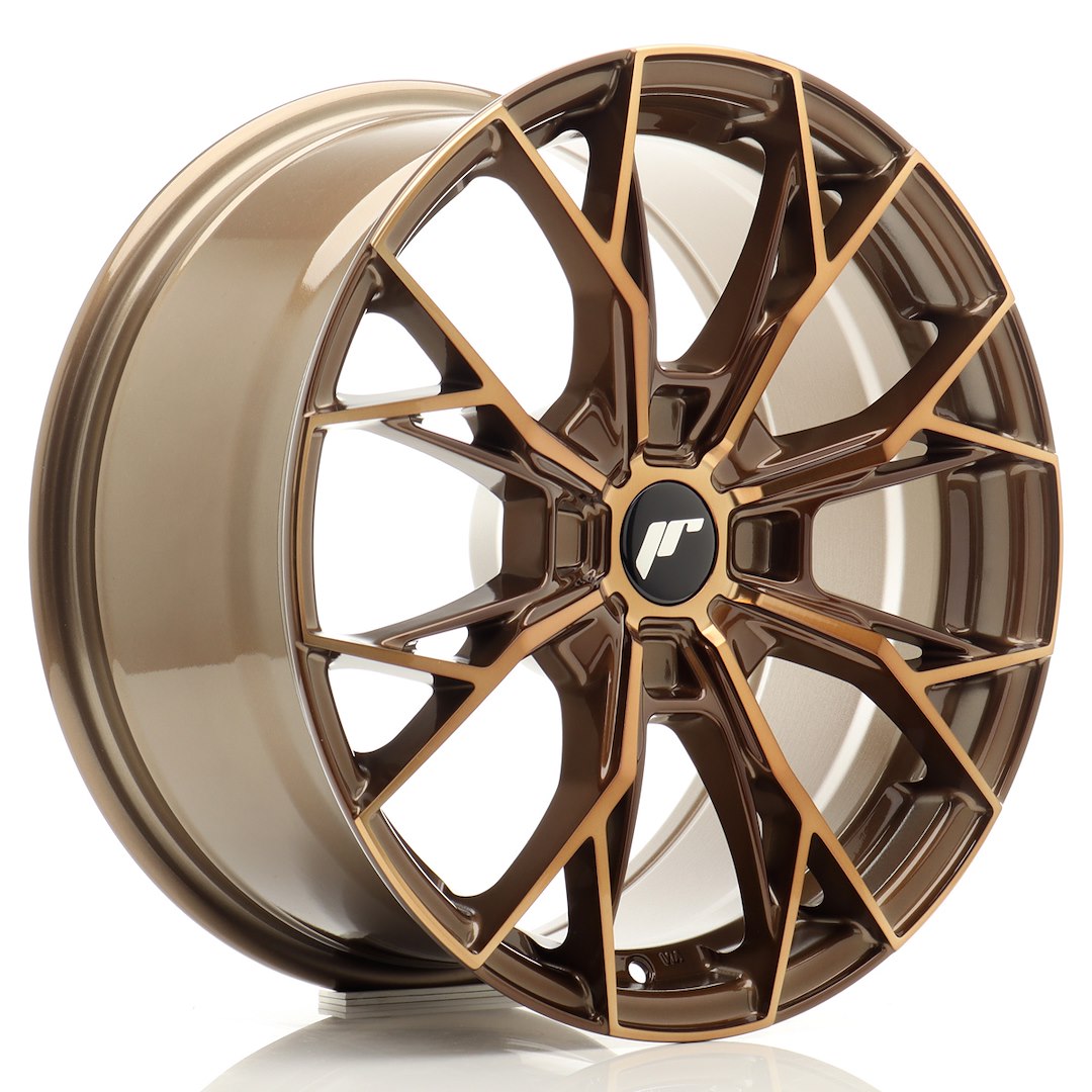 JR Wheels JR4917804X2067BZP - JR49 17x8 ET20-40 4H BLANK Platinum Bronze