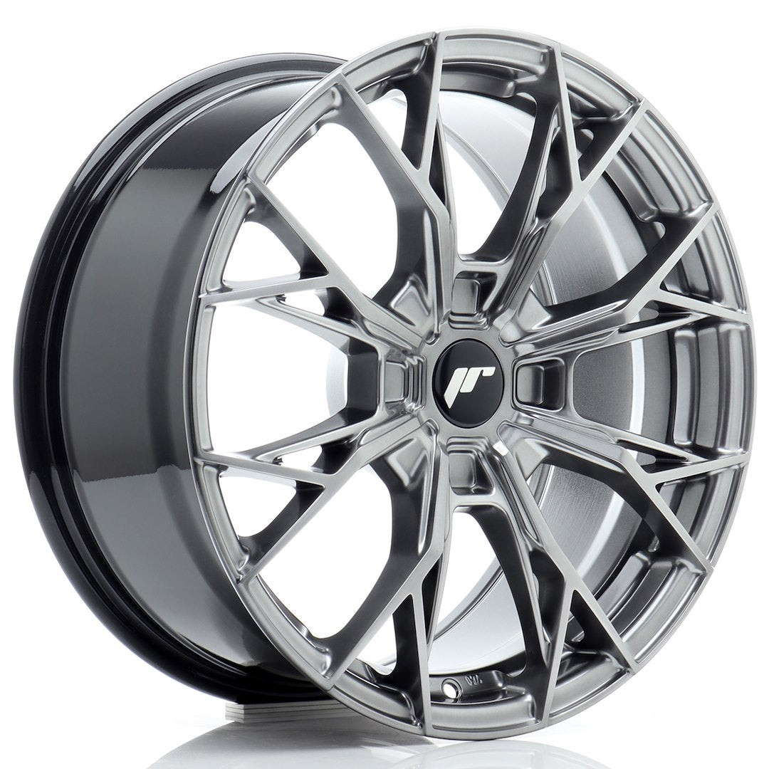 JR Wheels JR4917804X2067HB - JR49 17x8 ET20-40 4H BLANK Hyper Black
