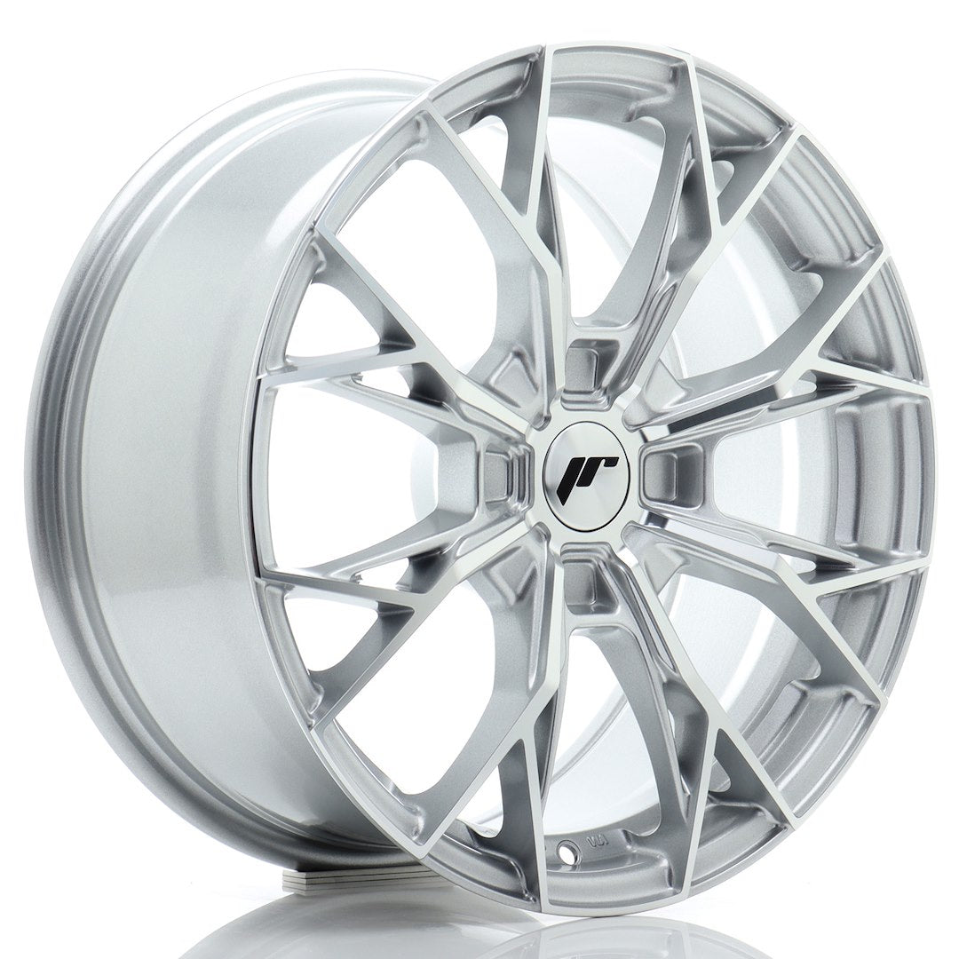 JR Wheels JR4917804X2067SM - JR49 17x8 ET20-40 4H BLANK Silver Machined Face