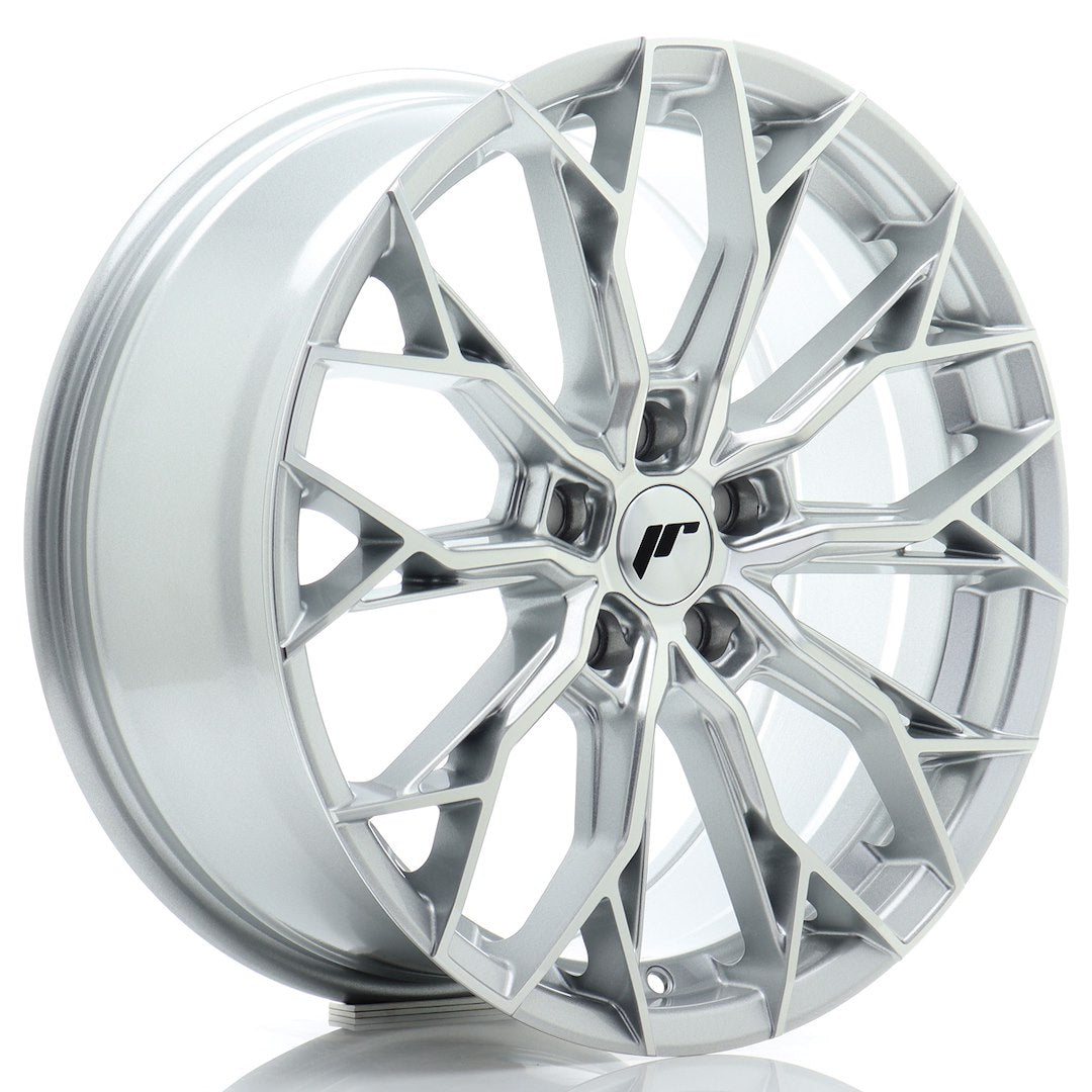 JR Wheels JR4918805L4266SM JR Wheels JR49 18x8 ET42 5x112 Silver Machined Face