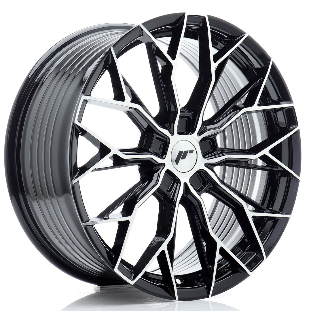 JR Wheels JR491980F15X2072GBM - JR49 19x8 ET20-40 5H BLANK Gloss Black Machined Face