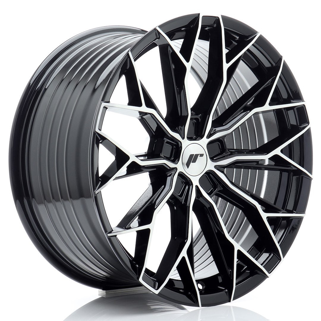 JR Wheels JR491990F25X2072GBM - JR49 19x9 ET20-40 5H BLANK Gloss Black Machined Face