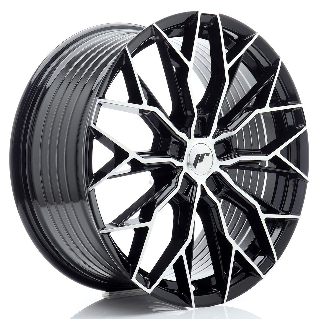 JR Wheels JR492090F15X2072GBM - JR49 20x9 ET20-51 5H BLANK Gloss Black Machined Face