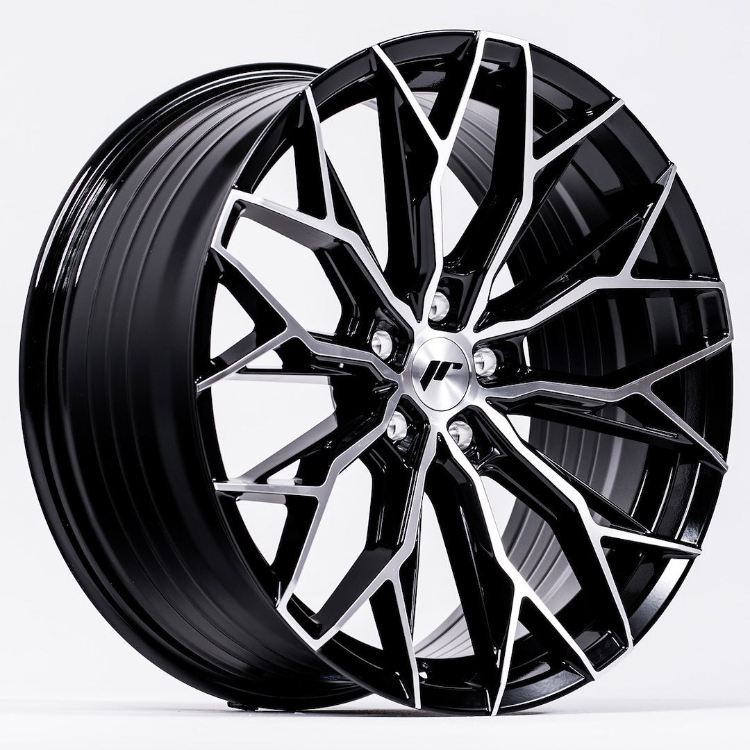 JR Wheels JR492090F25X2072GBM - JR49 20x9 ET20-35 5H BLANK Gloss Black Machined Face