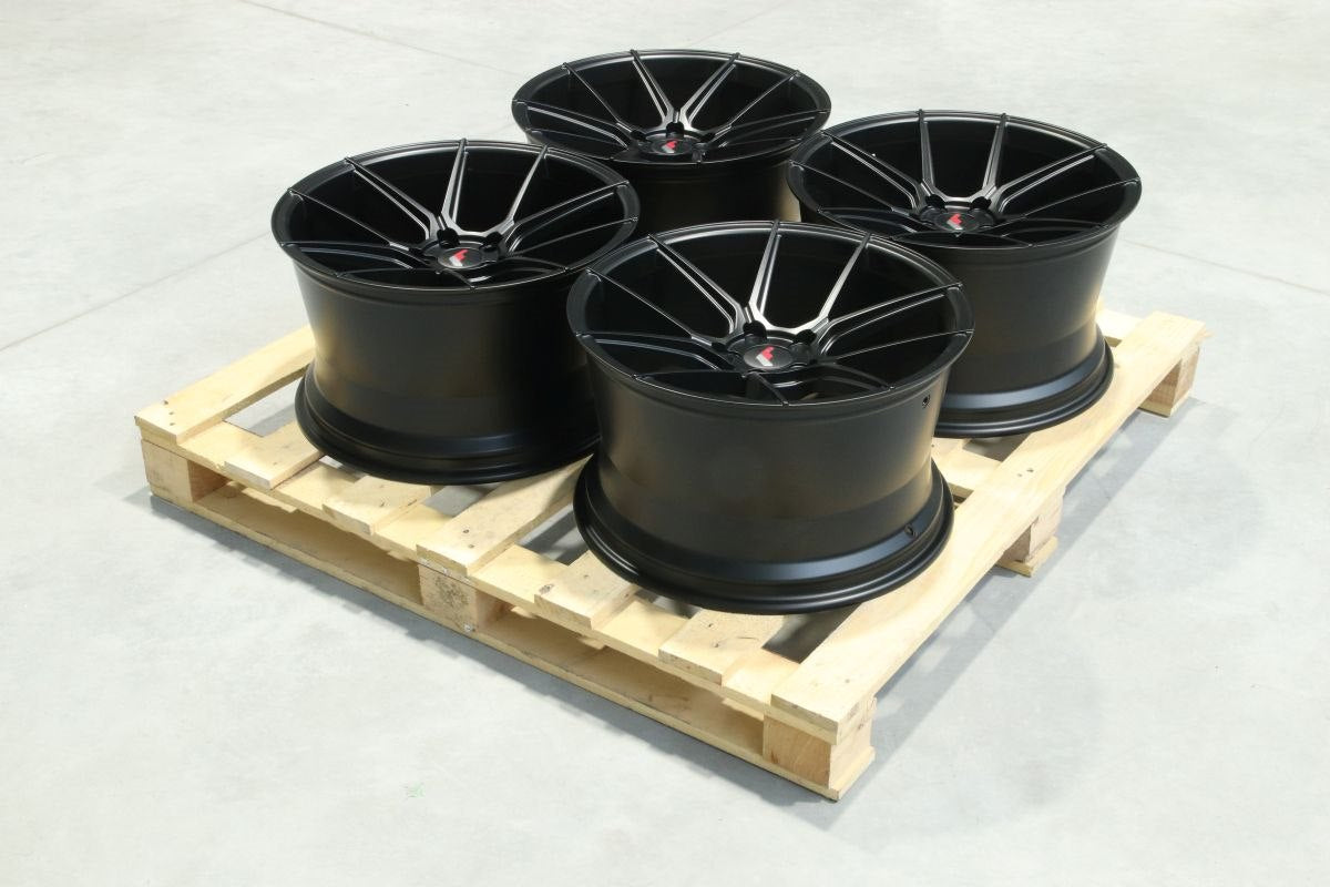 JR Wheels SET-JR#390 Set of JR30 19x11 ET15 5x112 Matt Black