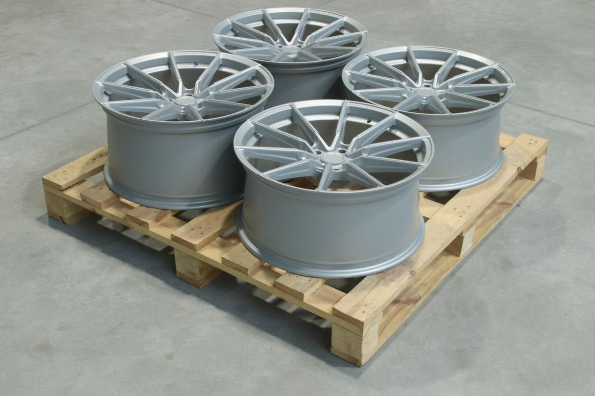 JR Wheels SET-JR#401 Set of SL02 20x9,5 ET25 + 20x10,5 ET35 5x120 Matt Silver