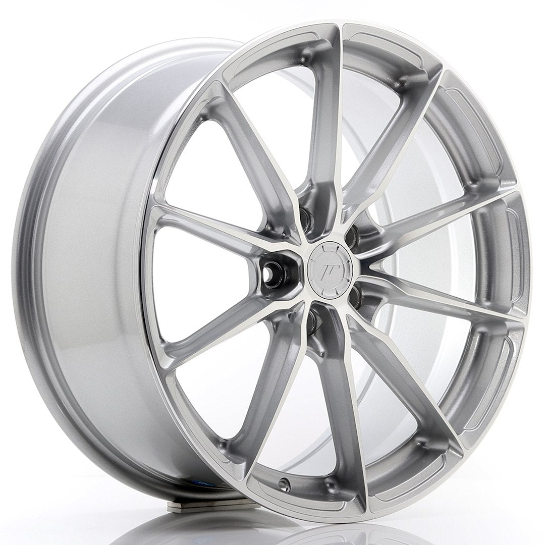 JR Wheels JR3719855L3566SM - JR37 19x8,5 ET35 5x112 Silver Machined Face