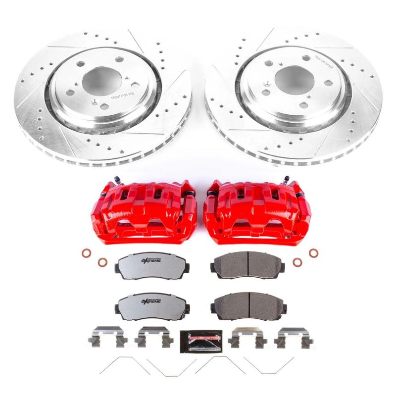 PowerStop Power Stop 15-17 Honda Odyssey Front Z26 Street Kit w/Cals