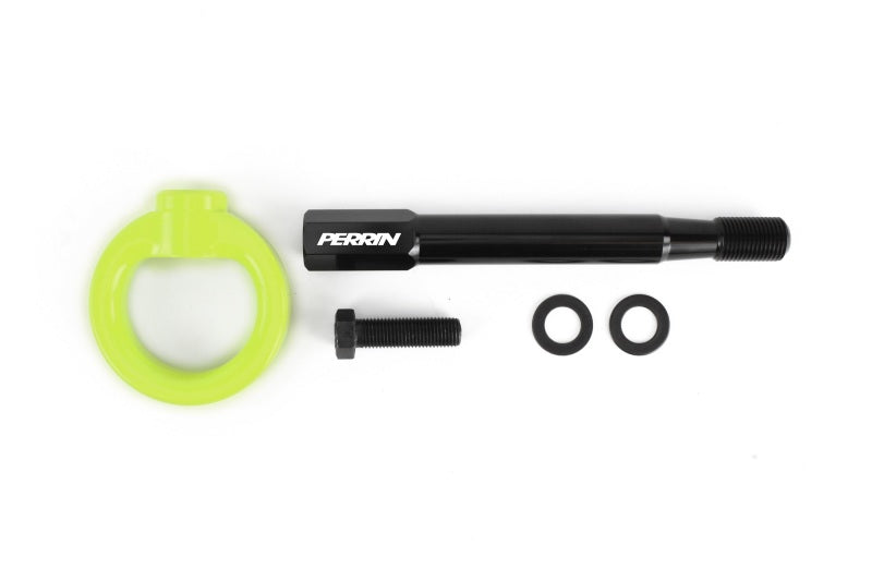 Perrin Performance PERRIN 22-25 Toyota GR86 Tow Hook Kit (Front) - Neon Yellow